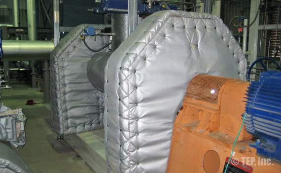 Insulation covers on equipment | Thermal Energy Products (TEP), Inc.